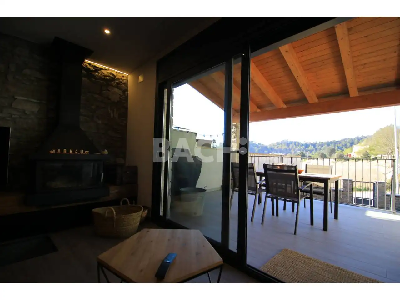 Terraza de Casa o chalet de alquiler en Oristà con Calefacción, Jardín privado y Parquet
