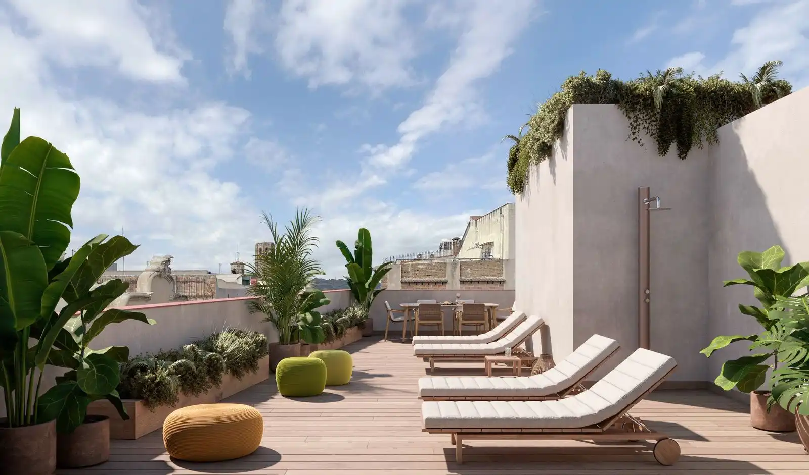 Terrasse von Wohnung zum Verkauf in Barcelona mit Klimaanlage, Terrasse und Alarm