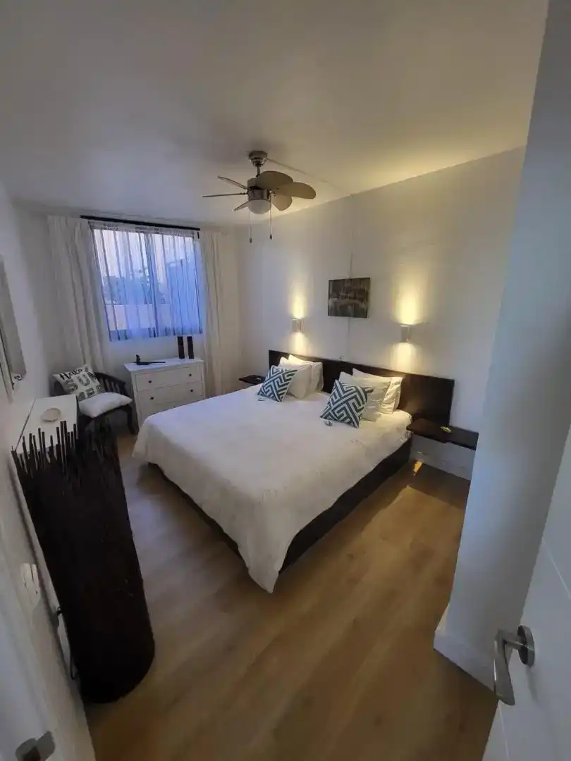 Schlafzimmer von Wohnung zur Miete in Adeje mit Klimaanlage