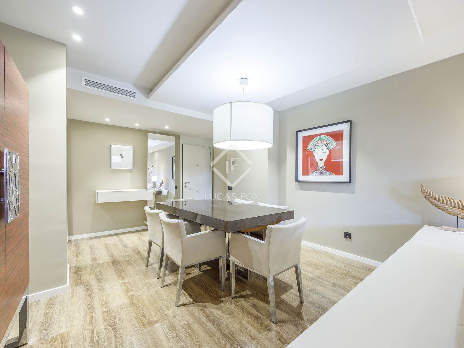 Dining room of Flat to rent in Alboraya  with Air Conditioner, Parquet flooring and Terrace