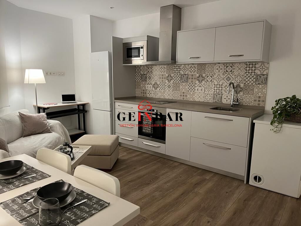 Cocina de Piso de alquiler en  Barcelona Capital con Calefacción y Parquet
