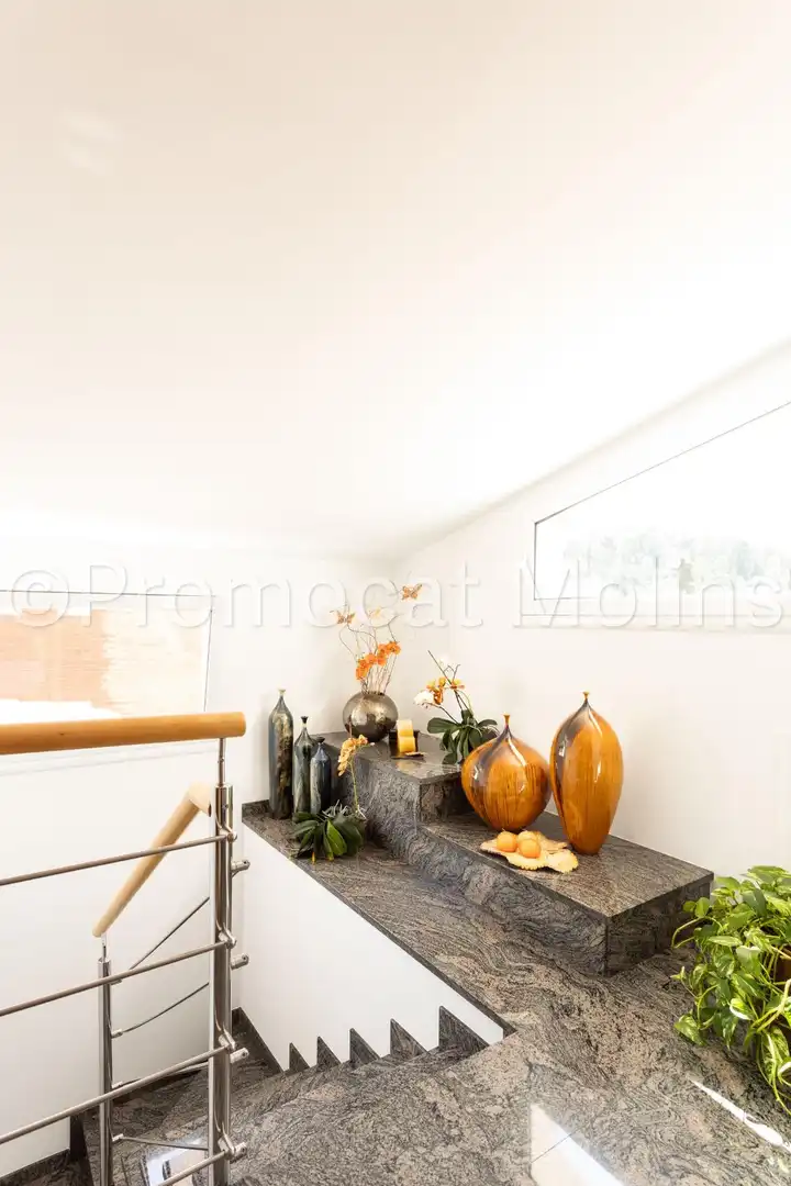 Sala de estar de Casa o chalet en venta en La Palma de Cervelló con Calefacción, Jardín privado y Terraza