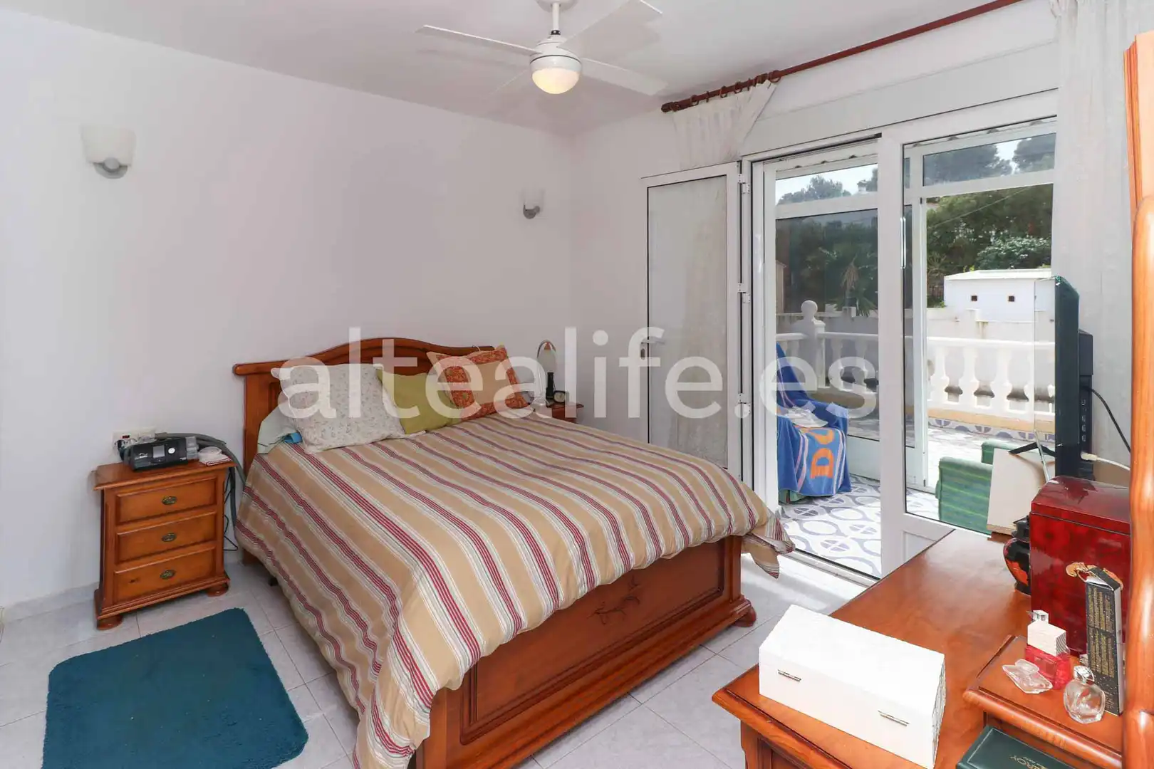 Bedroom of Houses for sale in L'Alfàs del Pi  with Air Conditioner, Private garden and Terrace