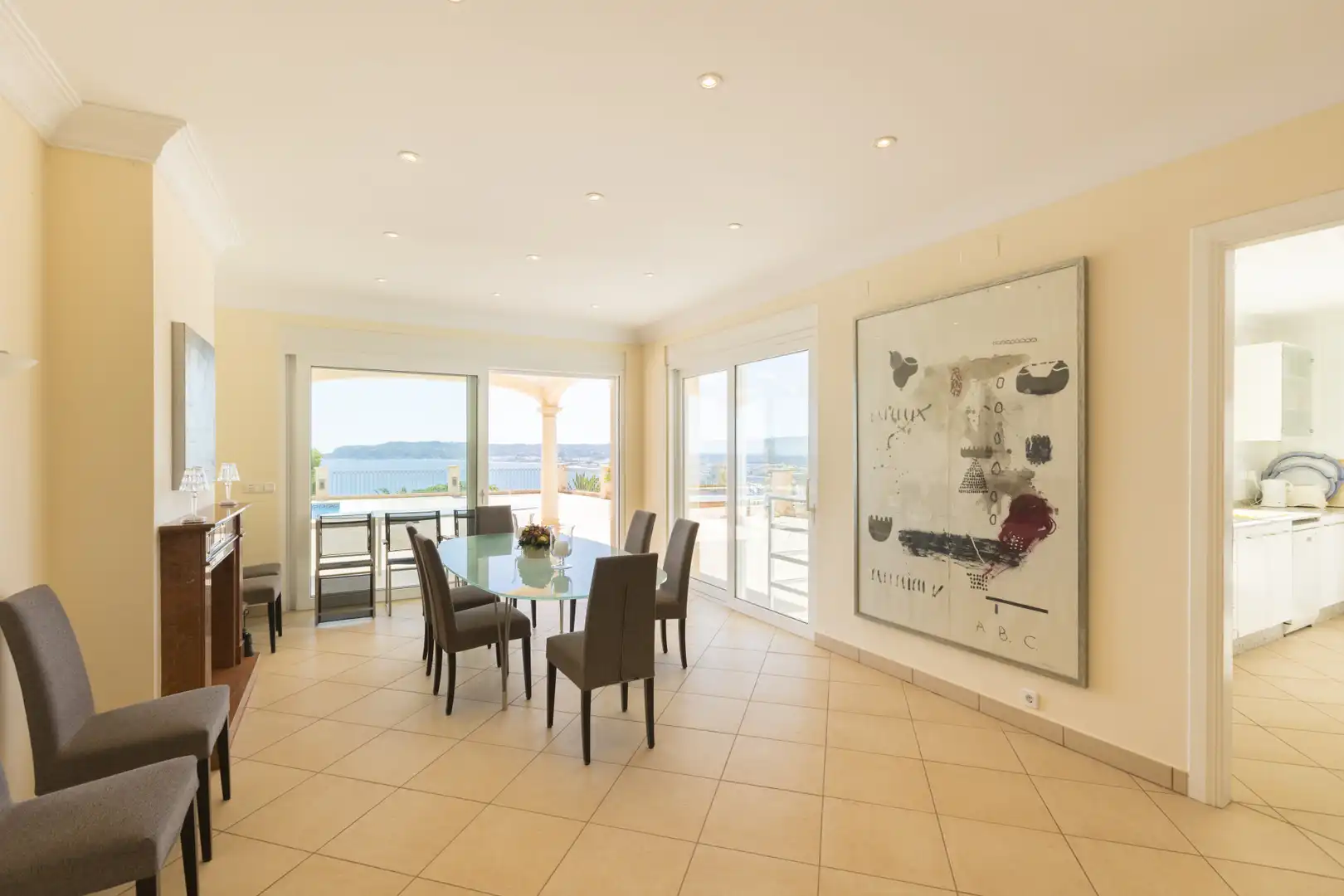 Comedor de Casa o chalet en venta en Jávea / Xàbia con Aire acondicionado, Terraza y Piscina