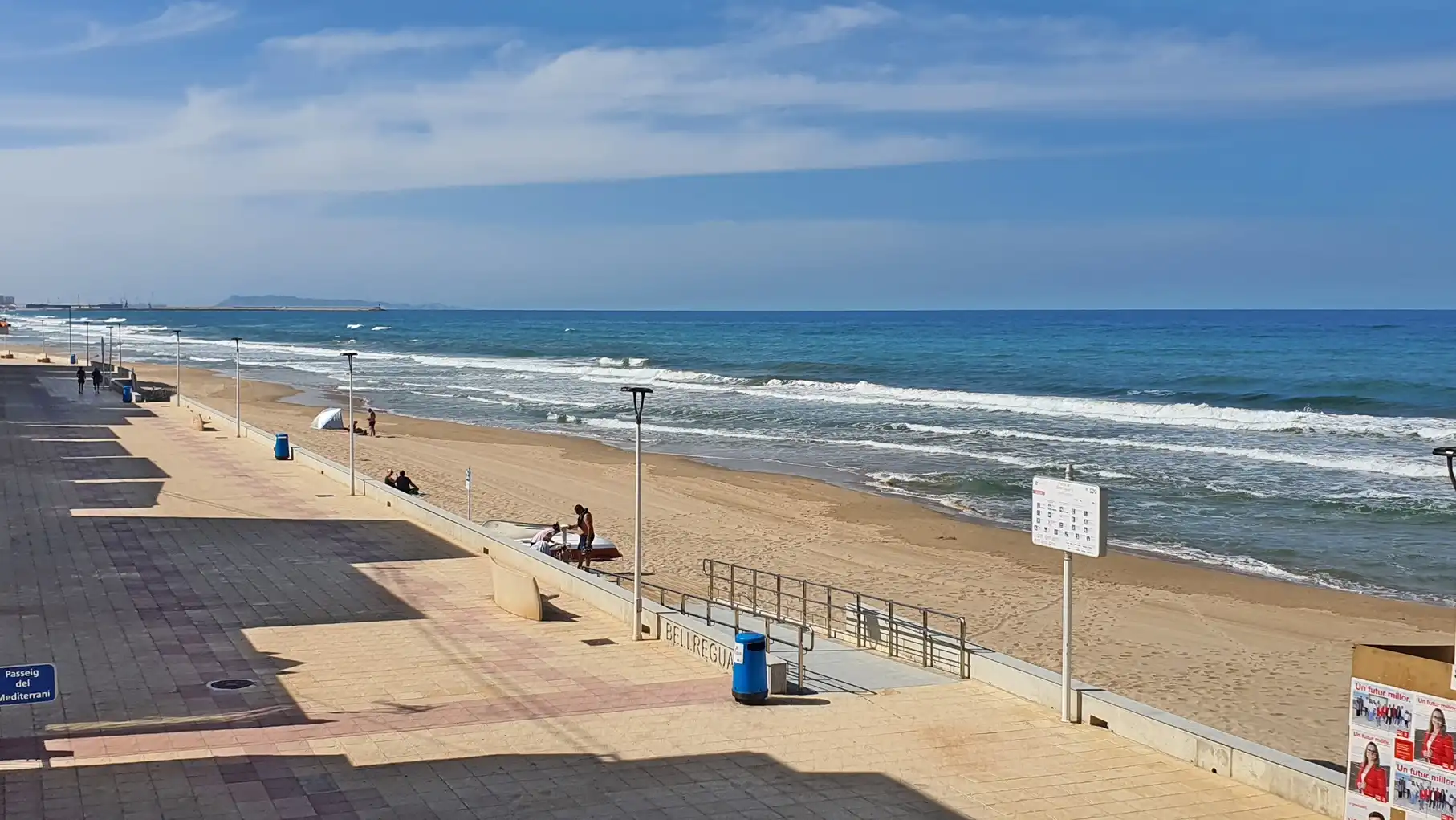 Vista exterior de Apartamento de alquiler en Miramar con Aire acondicionado, Terraza y Amueblado