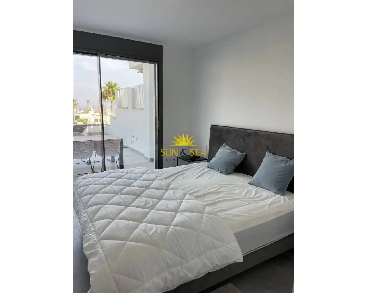 Bedroom of Apartments for rent in Finestrat  with Air Conditioner, Heating and Terrace