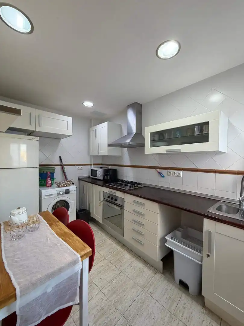Küche von Wohnung zur Miete in Elche / Elx mit Klimaanlage, Terrasse und Möbliert