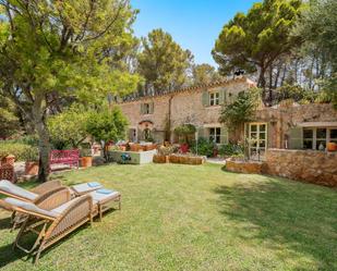 Jardí de Finca rústica en venda en Andratx amb Aire condicionat, Terrassa i Piscina