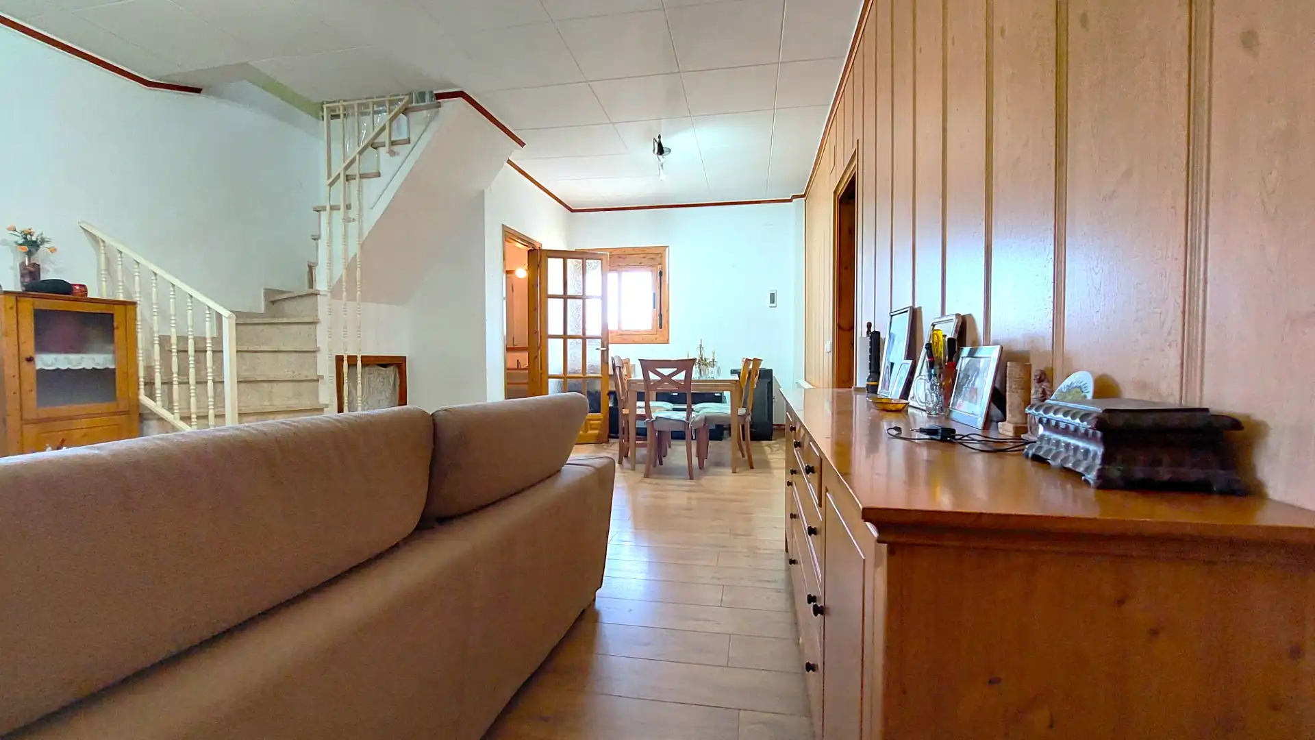 Sala d'estar de Casa o xalet en venda en Sant Llorenç Savall amb Calefacció, Jardí privat i Terrassa