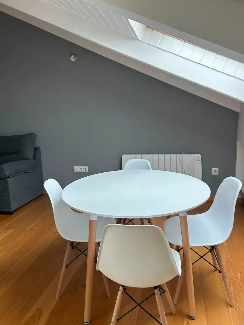 Dining room of Flat for rent in Santiago de Compostela   with Furnished