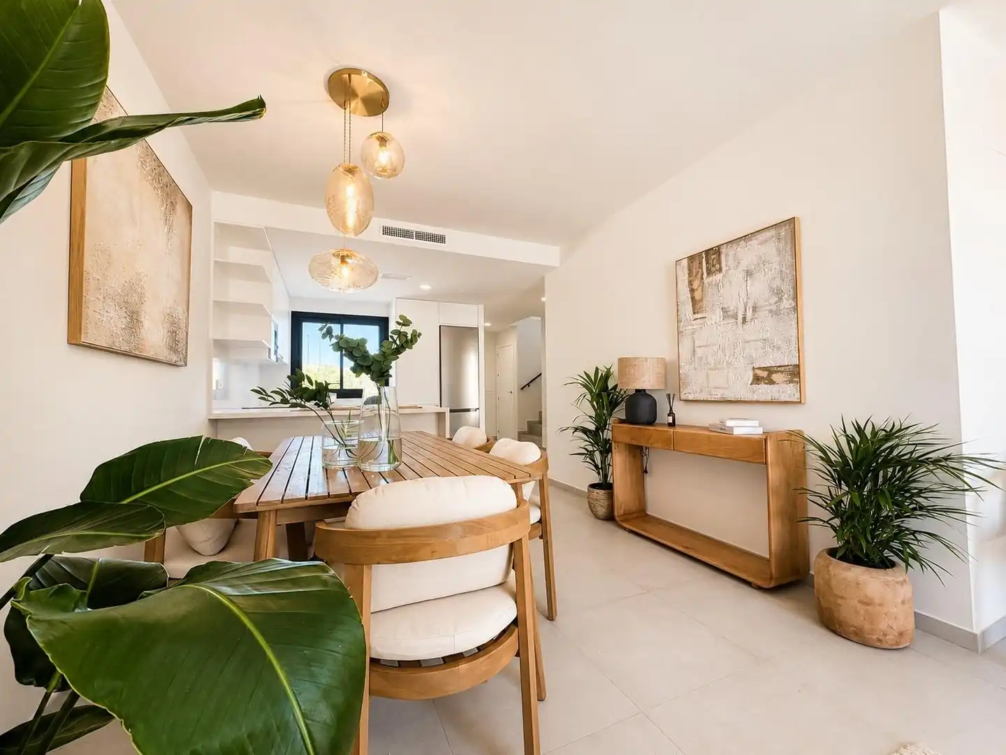Comedor de Casa adosada en venta en Murcia con Aire acondicionado, Calefacción y Jardín privado