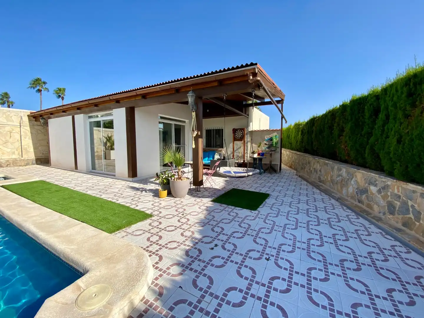 Terrassa de Casa o xalet en venda en Rojales amb Aire condicionat, Calefacció i Jardí privat