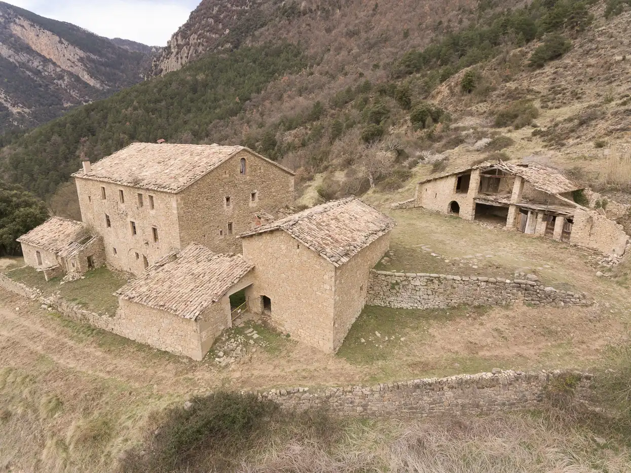 Vista exterior de Finca rústica en venda en Castell de l'Areny