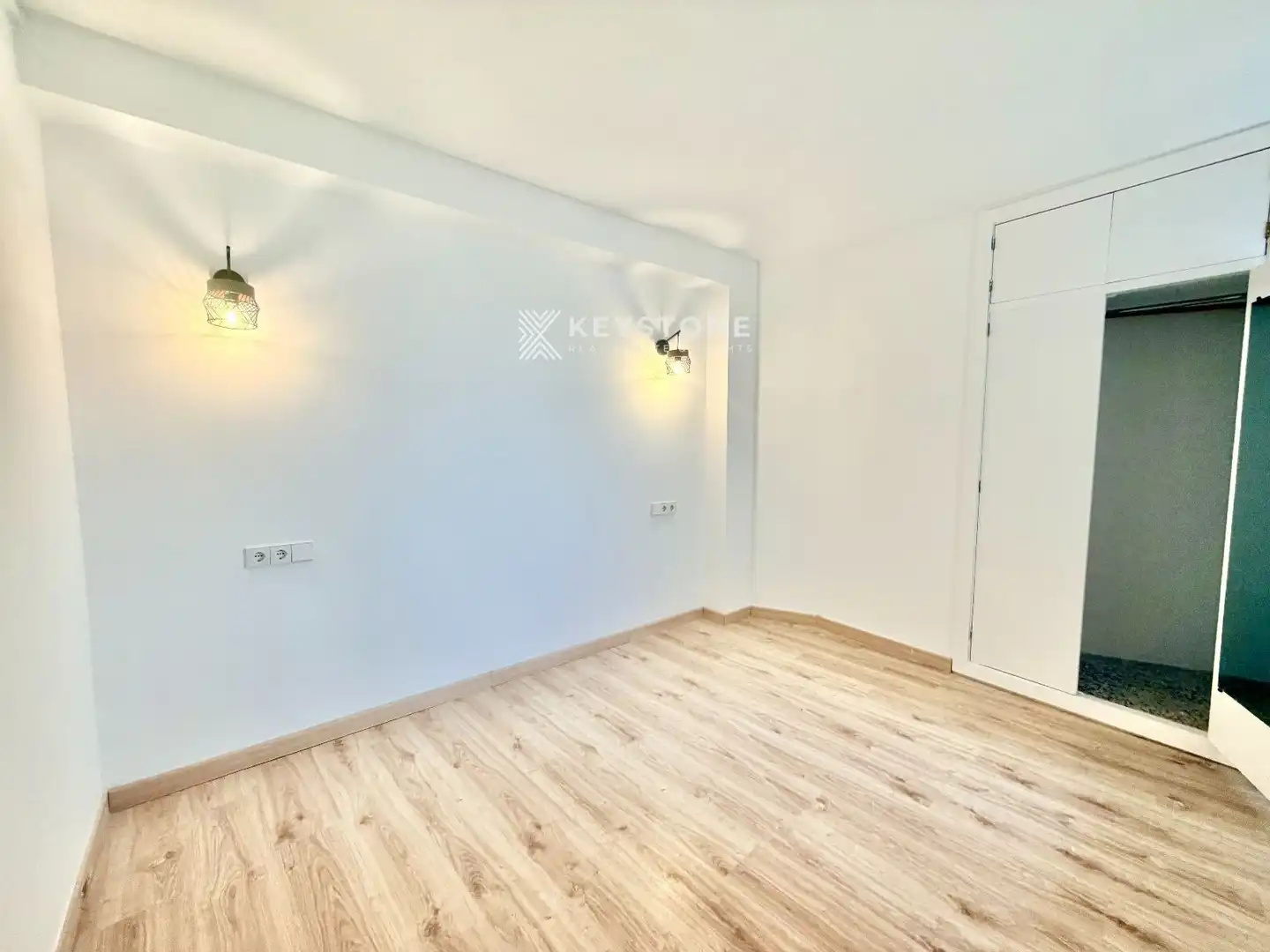 Schlafzimmer von Dachboden zur Miete in  Palma de Mallorca mit Klimaanlage und Terrasse