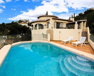 Piscina de Casa o xalet en venda en El Ràfol d'Almúnia amb Calefacció, Jardí privat i Terrassa