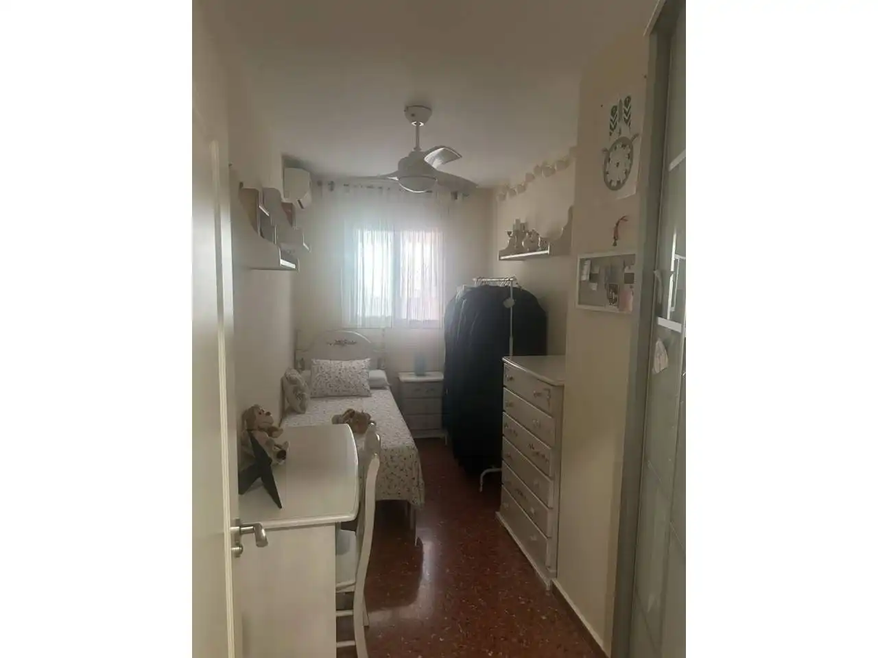 Bedroom of Attic for sale in Valencia  with Air Conditioner, Parquet flooring and Terrace