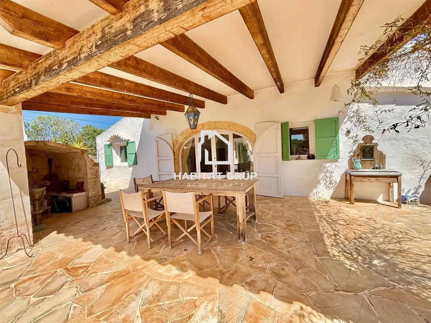 Terrasse von Haus oder Chalet zum Verkauf in Sant Lluís mit Klimaanlage, Heizung und Privatgarten