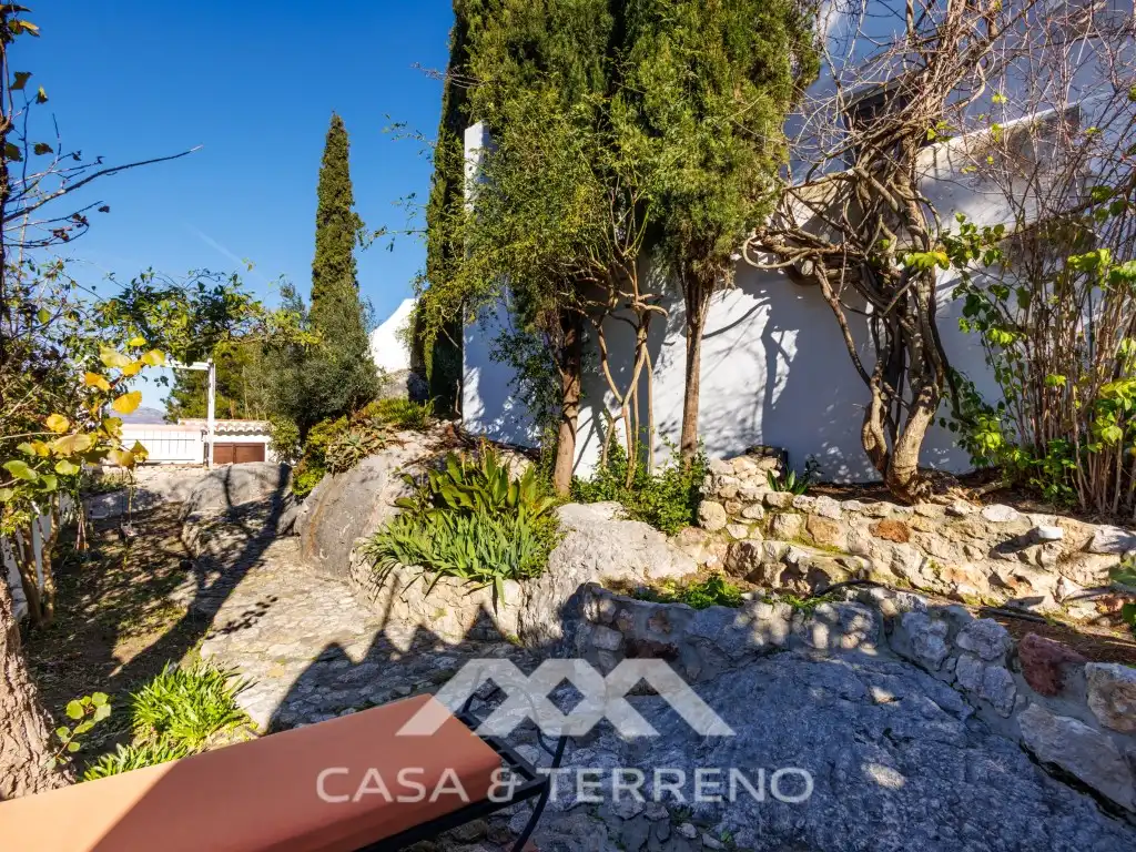 Vista exterior de Casa o chalet en venta en Comares con Aire acondicionado, Jardín privado y Terraza