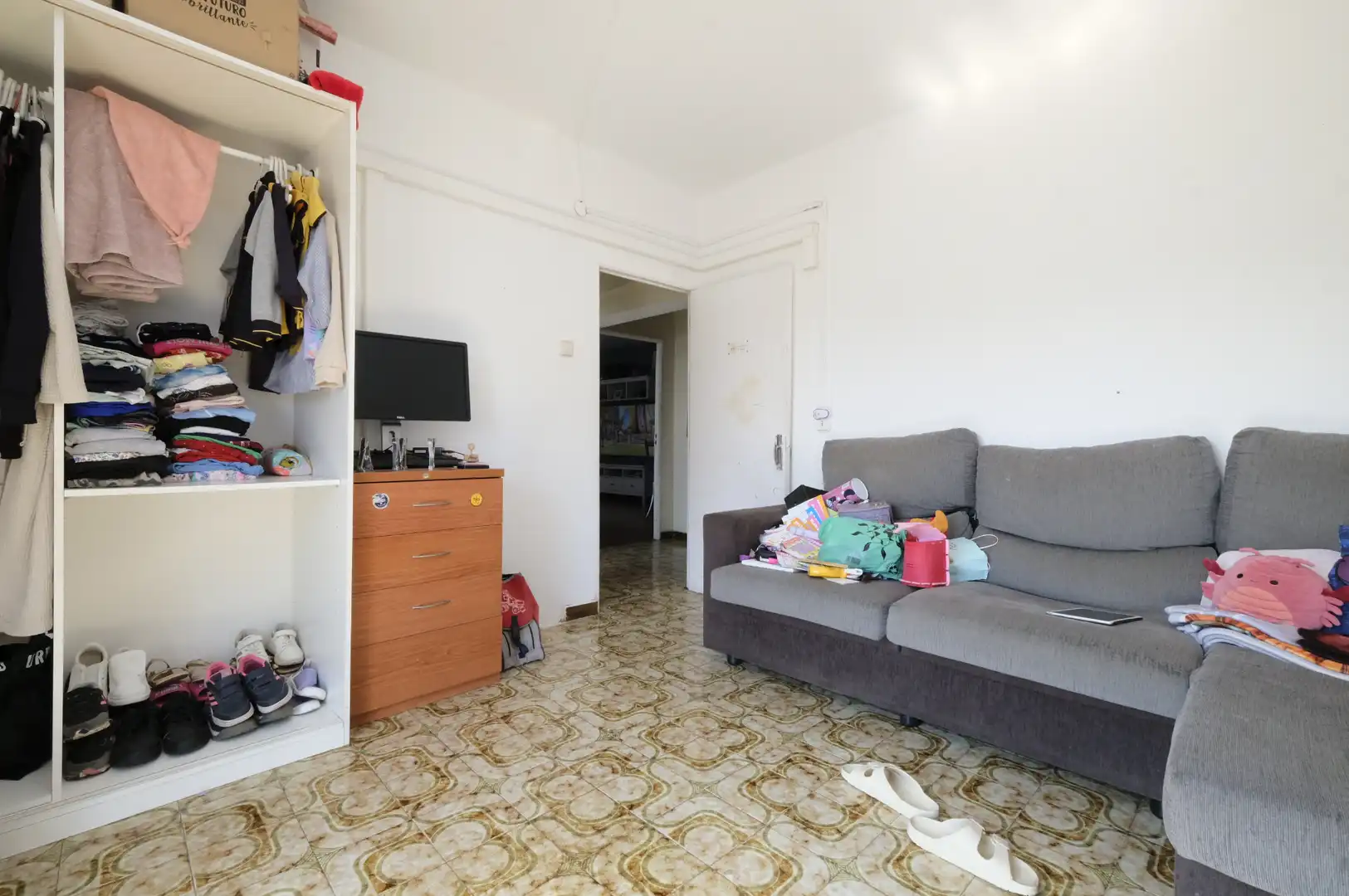 Sala d'estar de Pis en venda en Barcelona amb Forn i Balcó
