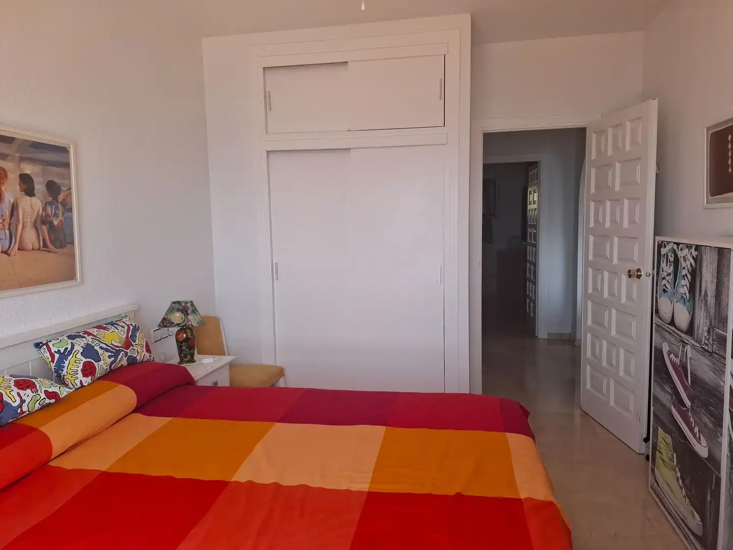 Habitación de Apartamento de alquiler en Benalmádena con Terraza, Amueblado y Piscina comunitaria
