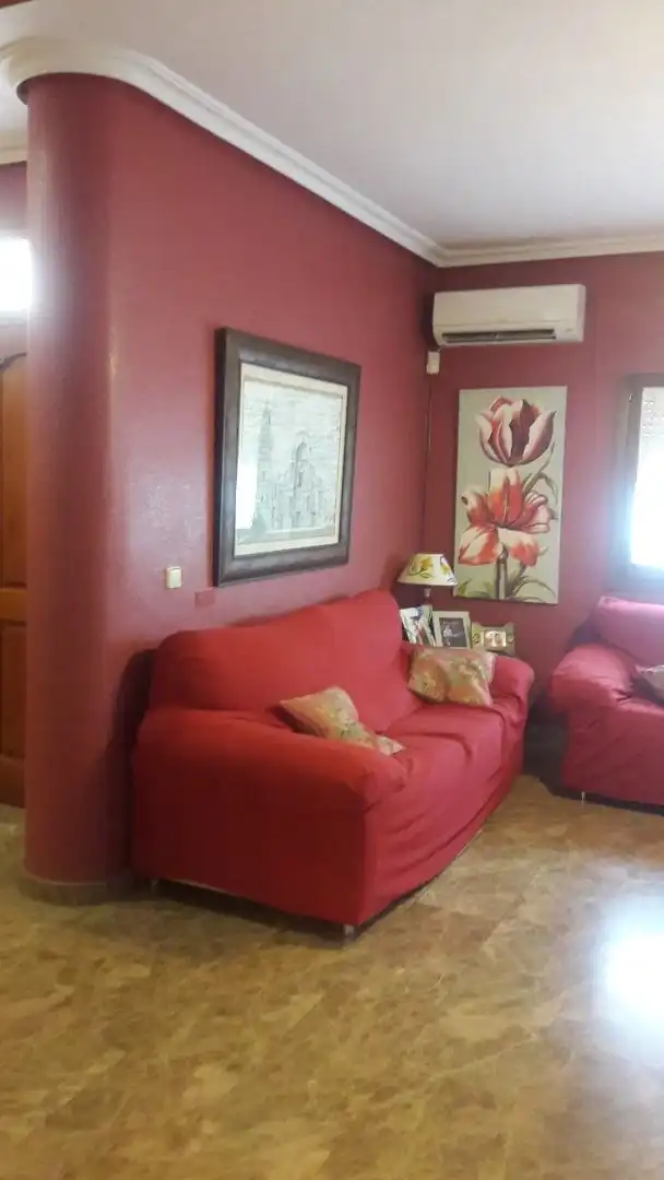Sala d'estar de Casa o xalet en venda en Murcia amb Aire condicionat, Calefacció i Jardí privat