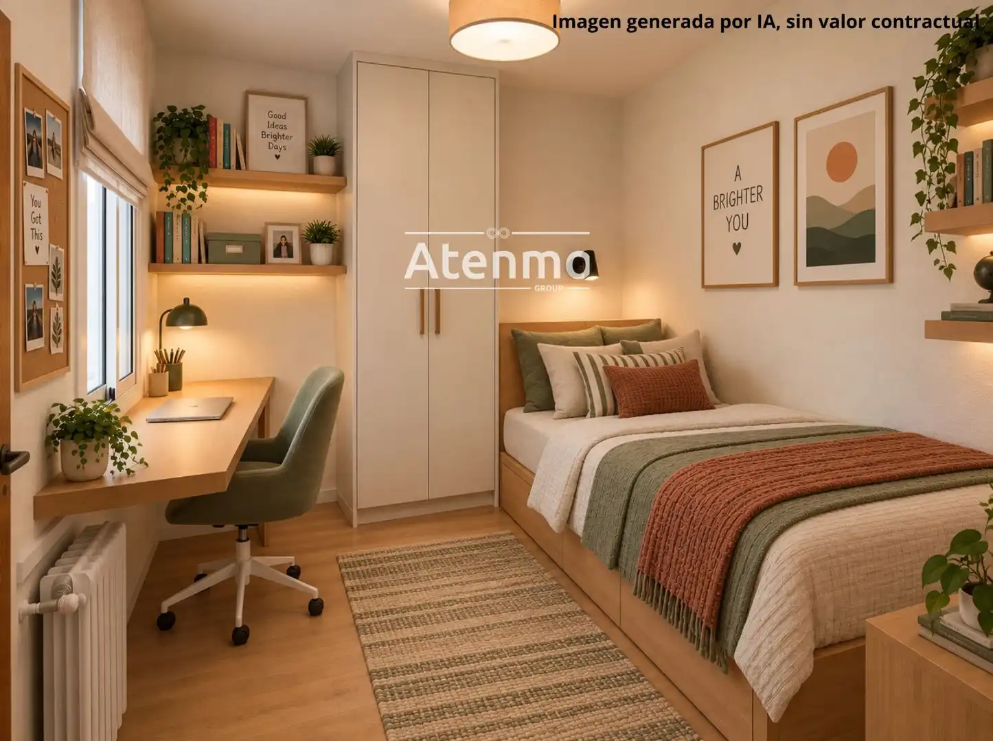 Bedroom of Flat for sale in Barcelona  with Air Conditioner and Heating