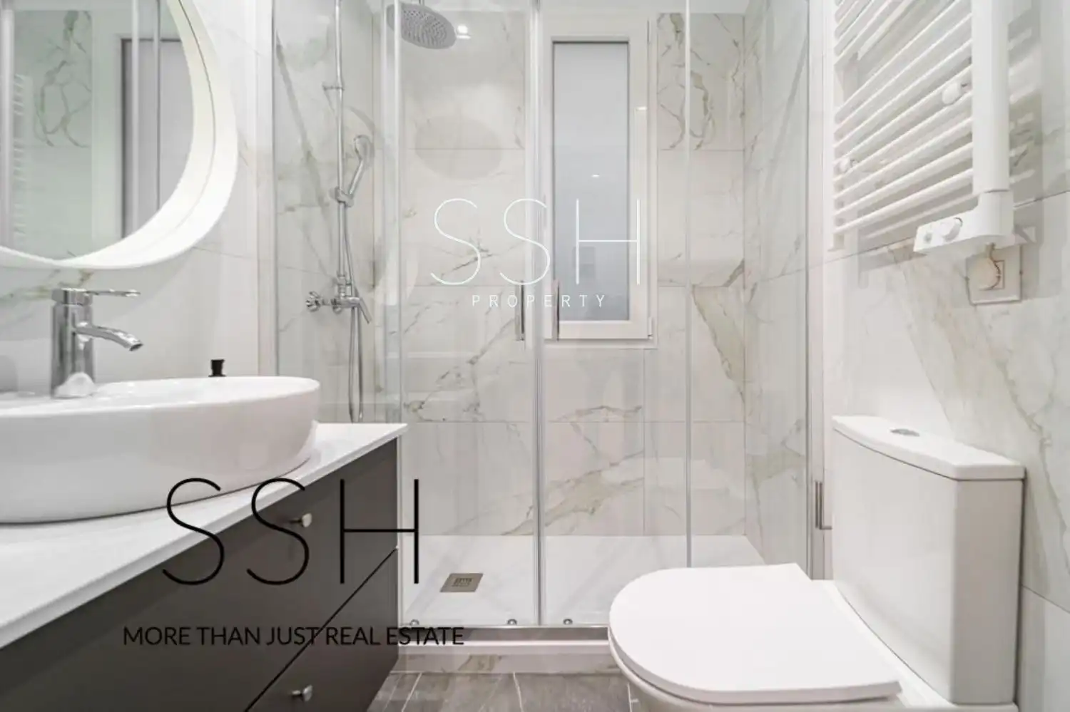 Bathroom of Flat for rent in Madrid  with Air Conditioner, Heating and Furnished