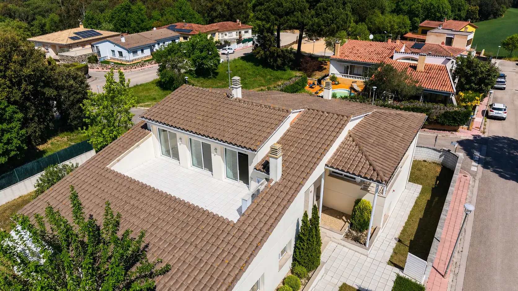 Vista exterior de Casa o chalet en venta en Aiguaviva con Aire acondicionado, Calefacción y Jardín privado