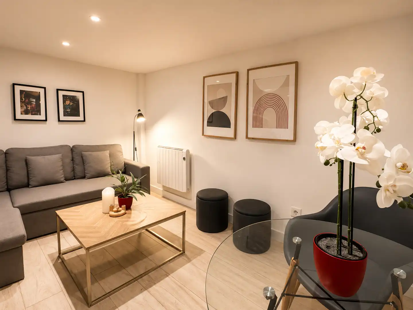 Sala d'estar de Pis en venda en Madrid