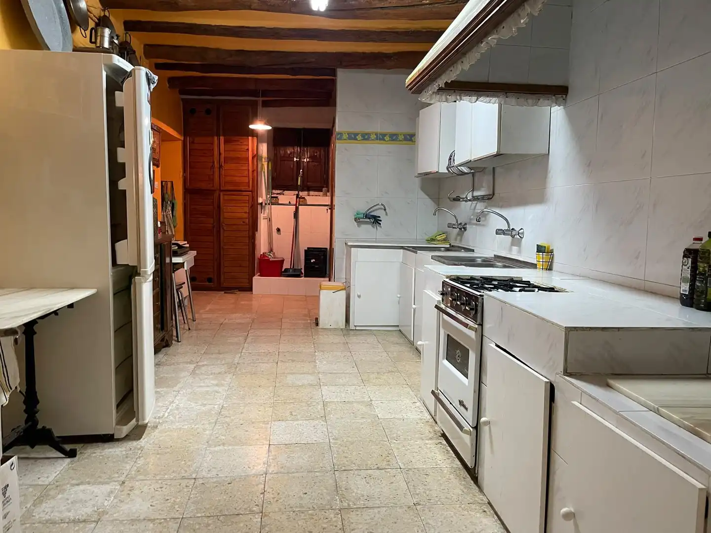 Cocina de Casa adosada en venta en Uncastillo con Terraza, Trastero y Amueblado