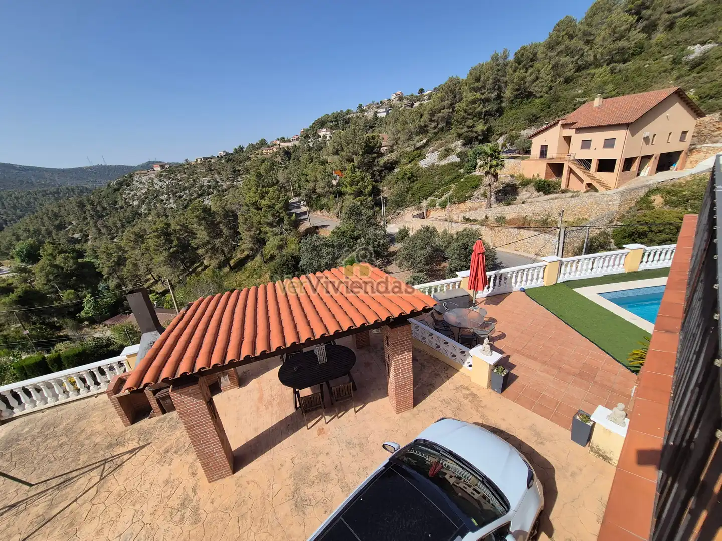 Terraza de Casa o chalet en venta en Olesa de Bonesvalls con Aire acondicionado, Calefacción y Jardín privado