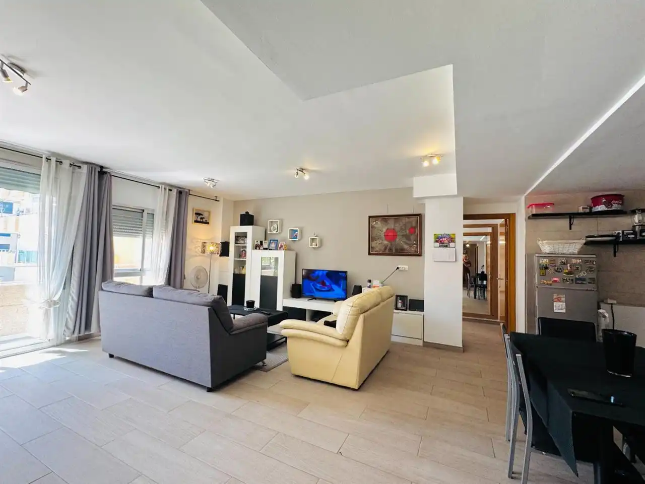 Sala de estar de Piso en venta en Villajoyosa / La Vila Joiosa con Aire acondicionado y Terraza