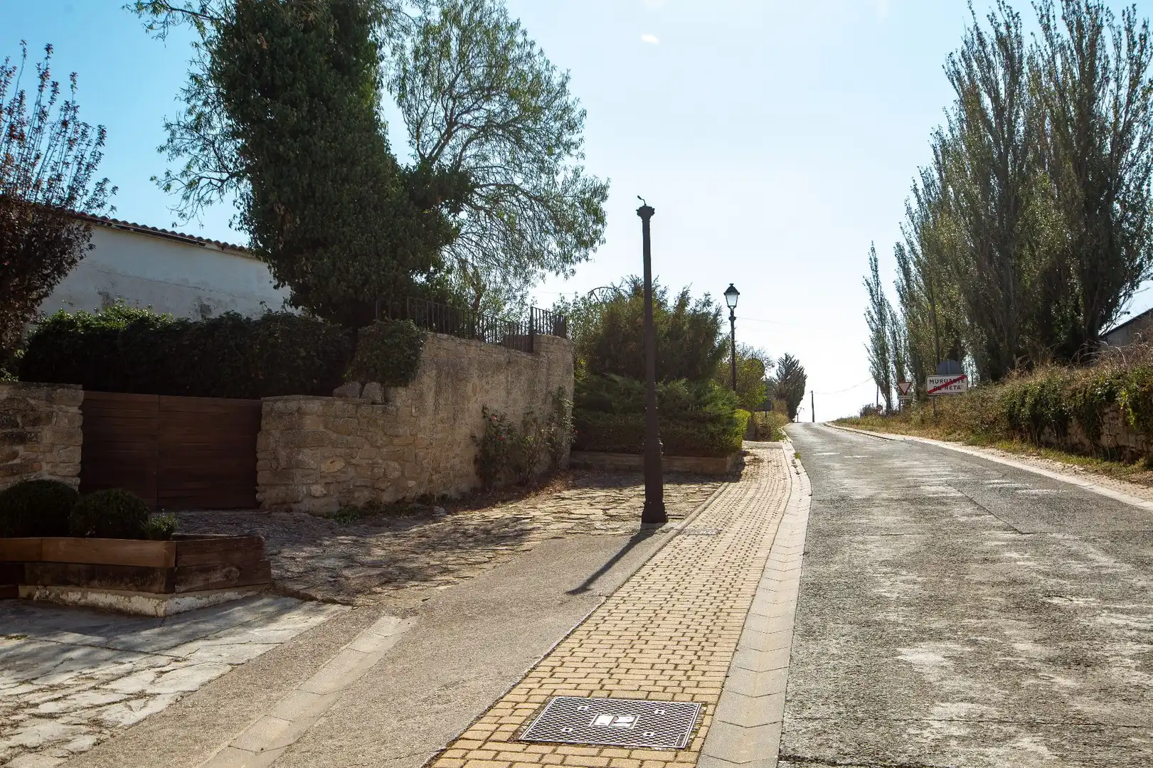 Vista exterior de Casa adosada en venta en Tiebas-Muruarte de Reta con Calefacción y Trastero