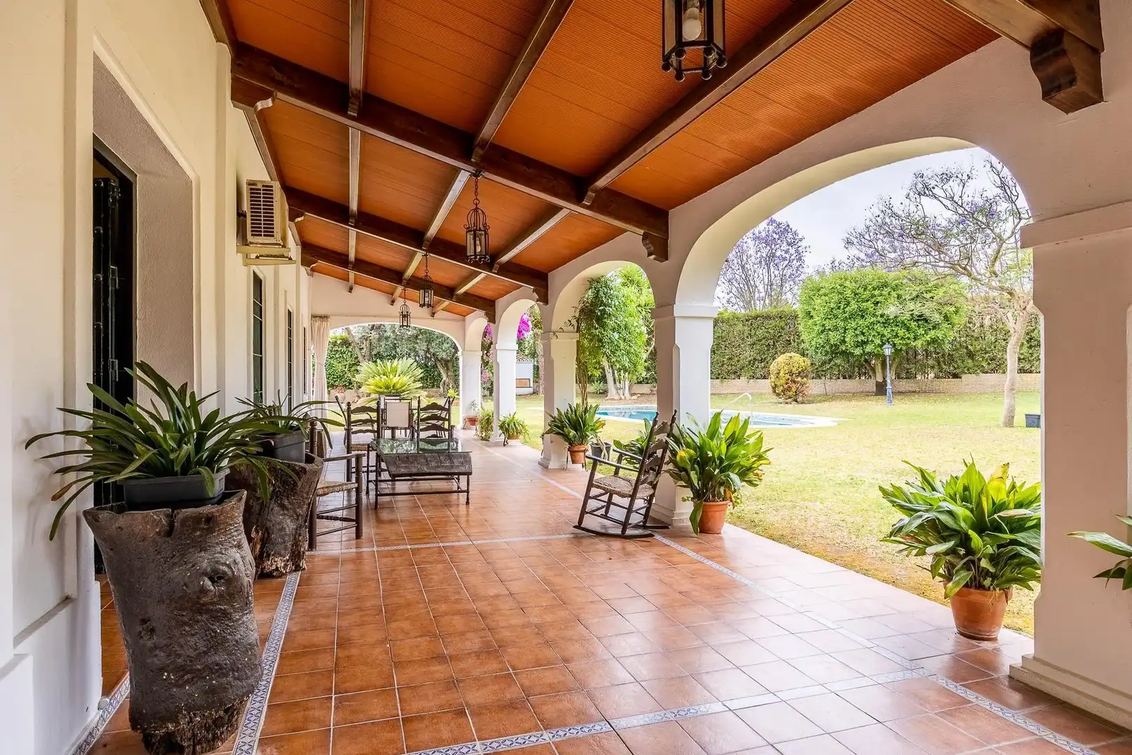 Terraza de Finca rústica en venta en Valencina de la Concepción con Jardín privado, Terraza y Trastero