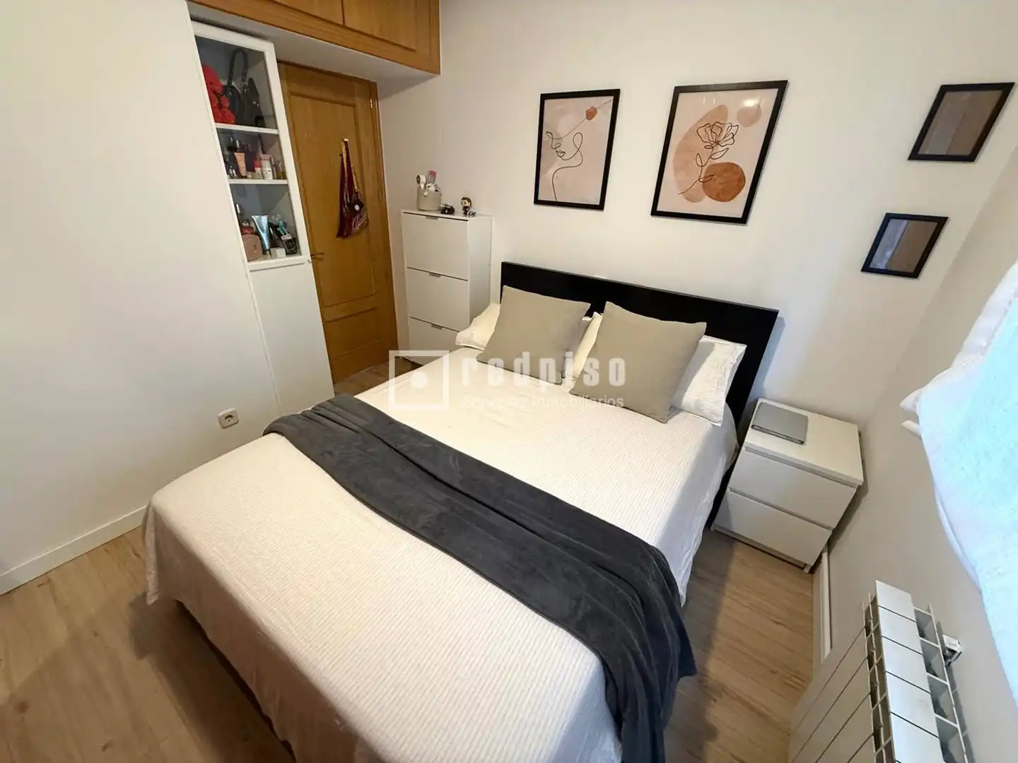 Schlafzimmer von Wohnung zum Verkauf in Madrid mit Klimaanlage, Heizung und Privatgarten