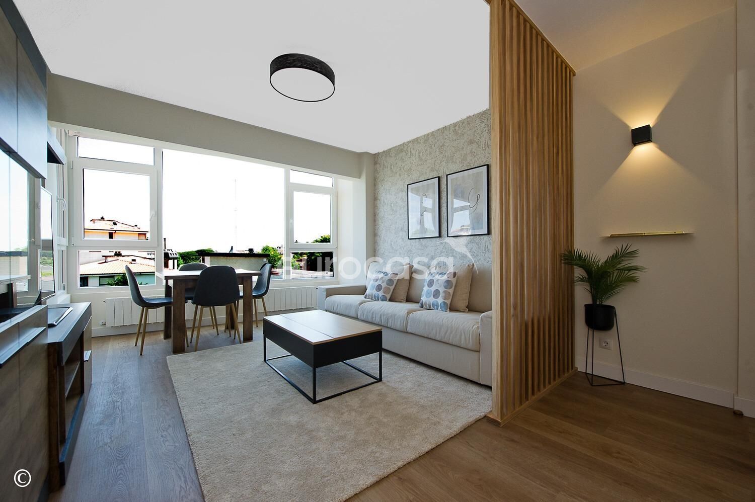Living room of Flat to rent in Santander  with Heating