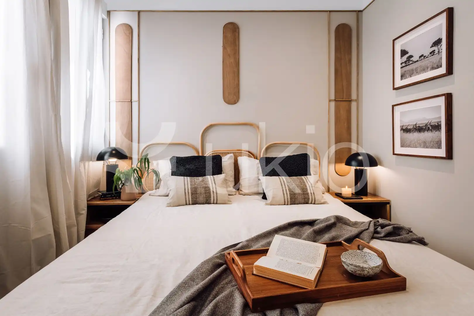 Bedroom of Apartments for rent in Madrid  with Air Conditioner, Heating and Furnished