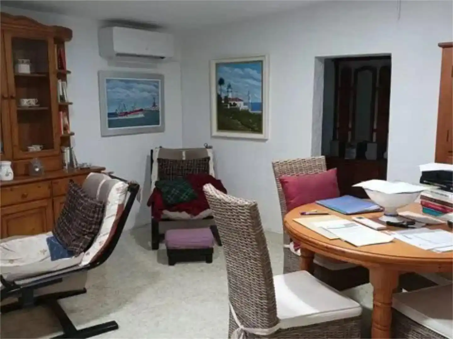 Dining room of Houses for sale in Gilet  with Air Conditioner, Private garden and Storage room