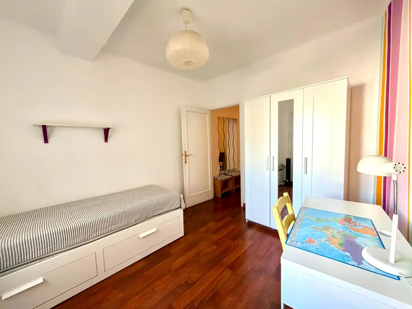 Schlafzimmer von Wohnung zur Miete in  Palma de Mallorca mit Möbliert