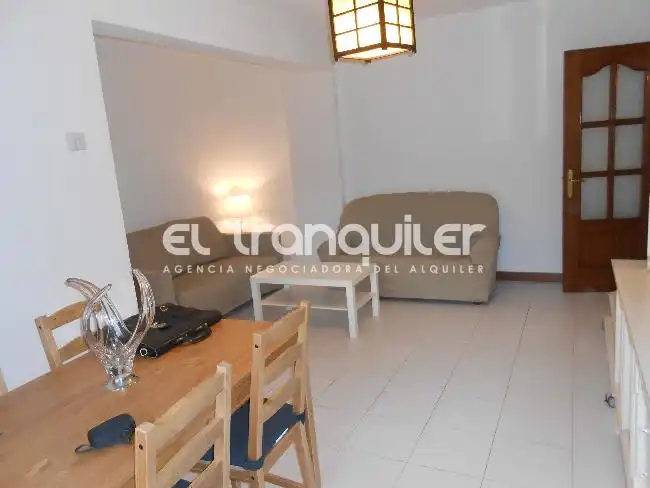 Sala d'estar de Pis de lloguer en Madrid amb Terrassa, Moblat i Rentadora