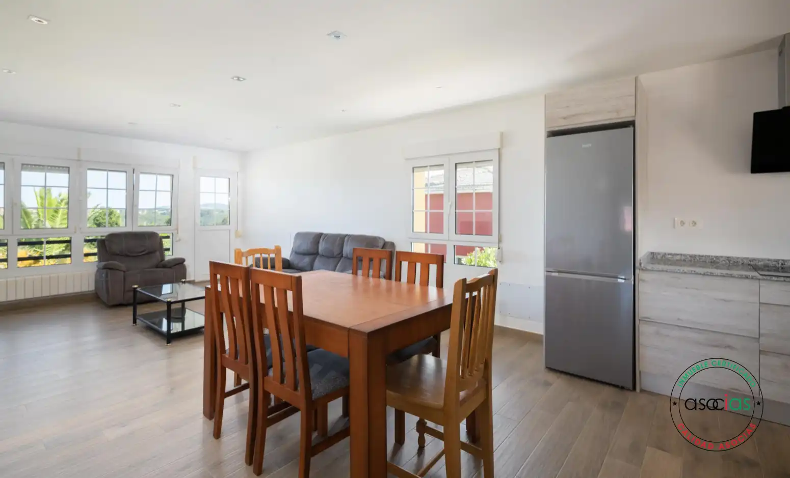 Dining room of Houses for sale in Gijón   with Heating, Private garden and Terrace