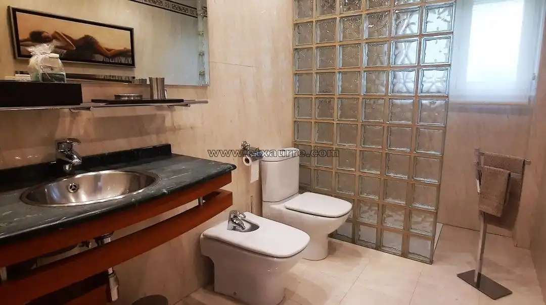 Bany de Casa o xalet en venda en Laudio / Llodio amb Calefacció, Jardí privat i Terrassa