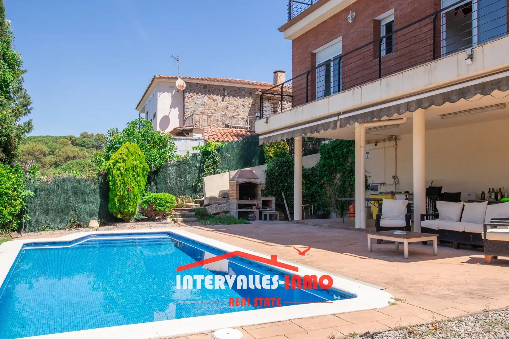 Piscina de Casa o chalet en venta en Caldes de Montbui con Aire acondicionado, Calefacción y Jardín privado