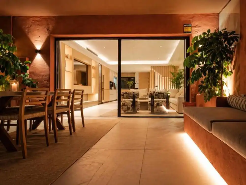 Terrassa de Casa adosada de lloguer en Marbella amb Aire condicionat, Jardí privat i Terrassa
