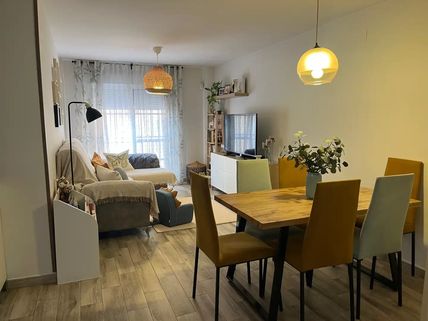 Wohnzimmer von Wohnung zum Verkauf in Vélez-Málaga mit Klimaanlage, Heizung und Terrasse