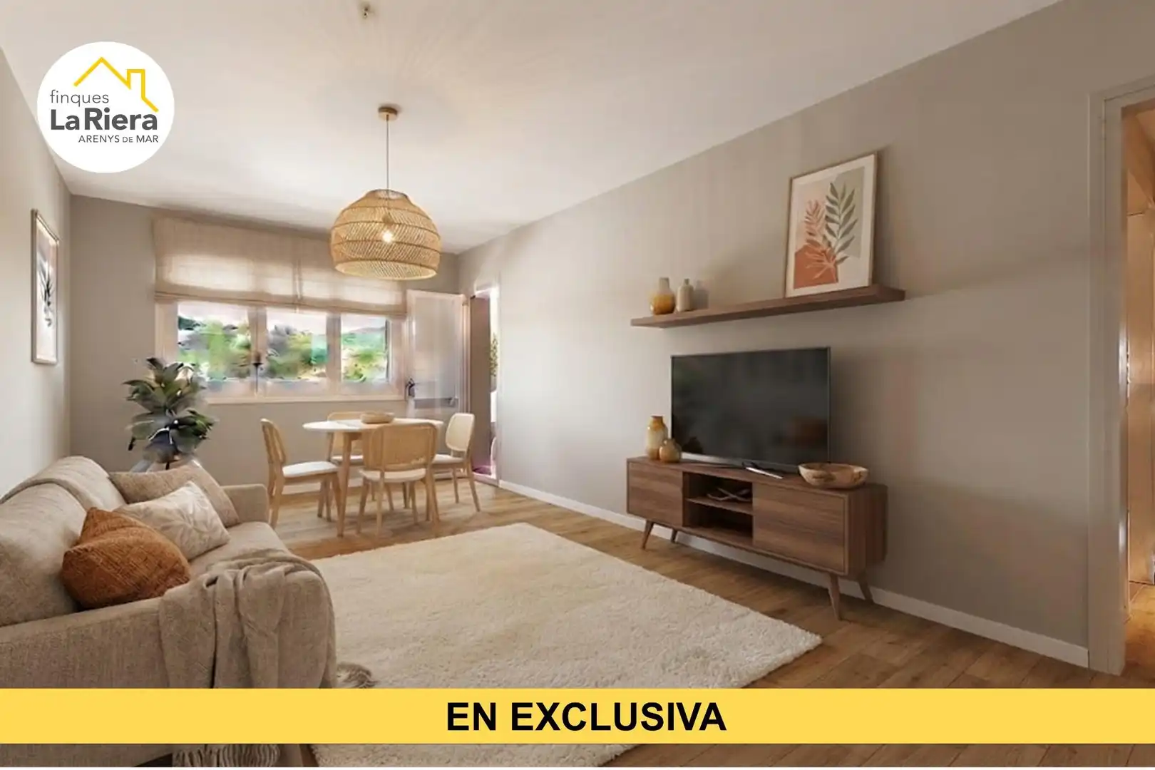 Sala de estar de Piso en venta en Arenys de Munt con Terraza, Trastero y Balcón