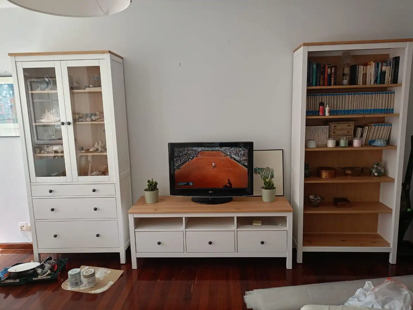 Sala d'estar de Pis de lloguer en Malpica de Bergantiños amb Calefacció i Moblat