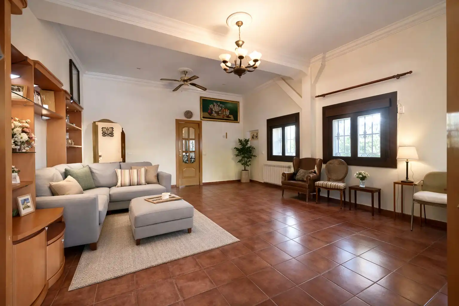 Sala d'estar de Casa o xalet en venda en Hoyo de Manzanares