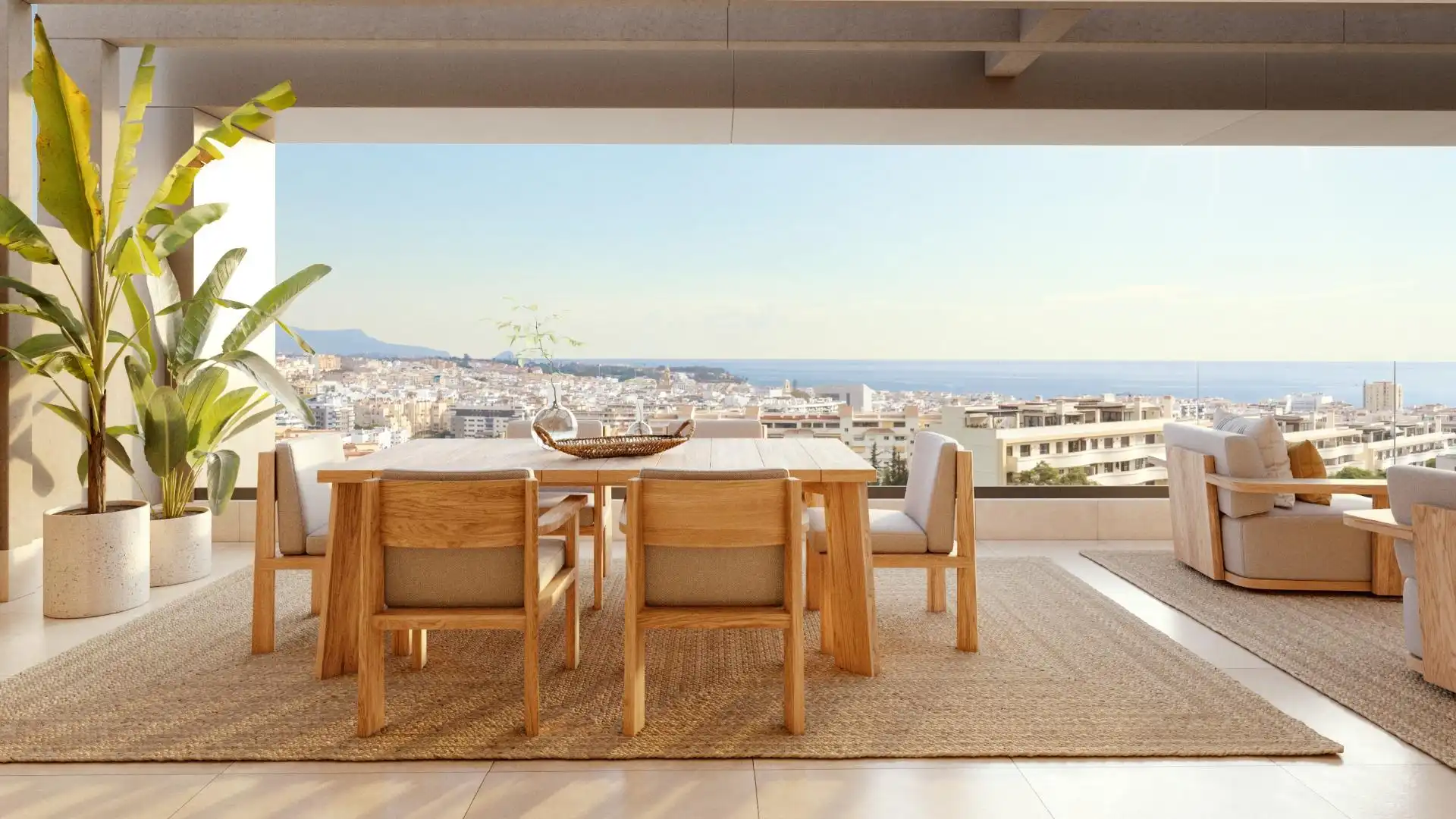 Terraza de Apartamento en venta en Estepona con Aire acondicionado, Jardín privado y Terraza