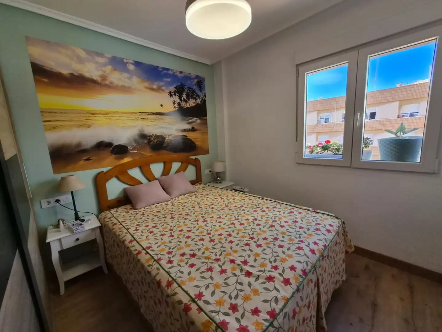Schlafzimmer von Wohnung zur Miete in Águilas mit Klimaanlage und Balkon